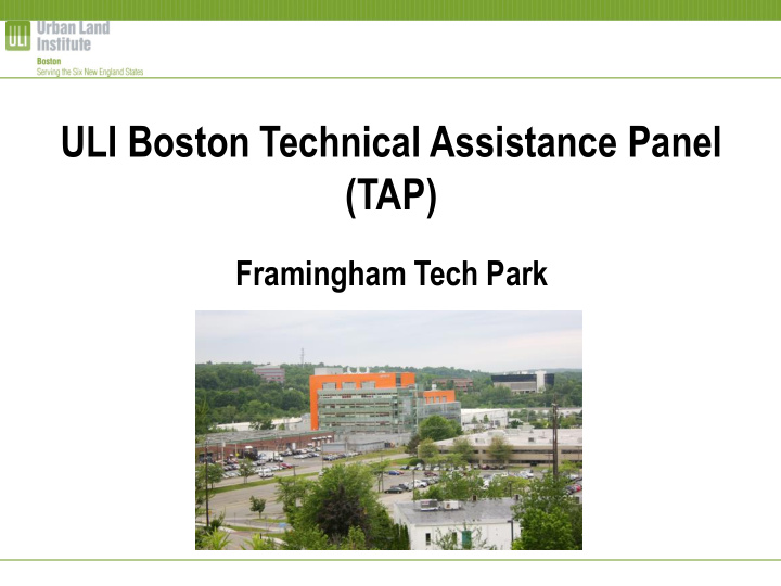 uli boston technical assistance panel