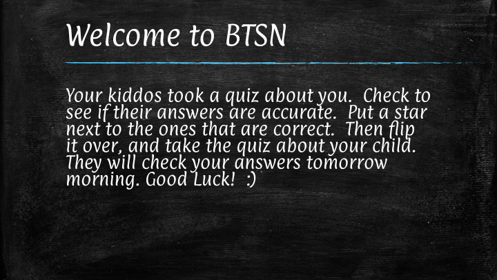 welcome to btsn