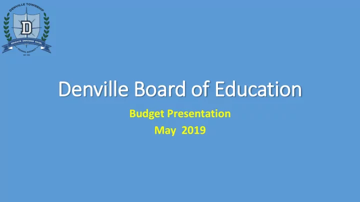 denville board of education