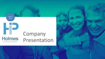 Company  Presentation  Business Overview  Business Overview  UK property investment company with a