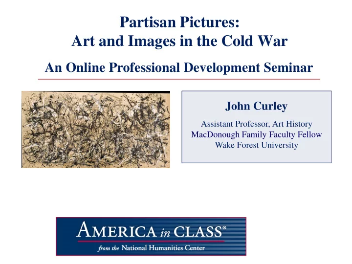 partisan pictures art and images in the cold war