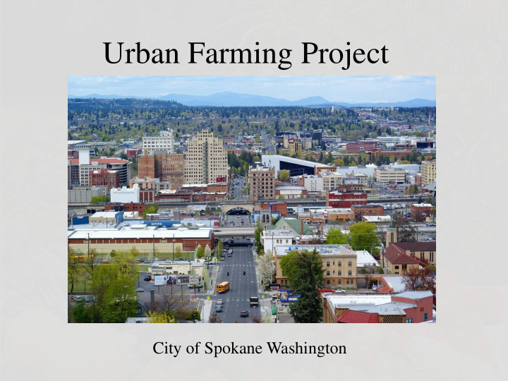 urban farming project