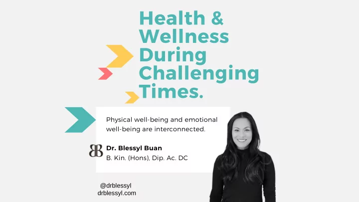 health amp wellness during challenging times