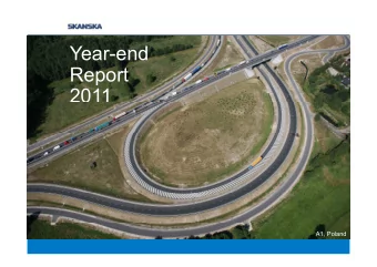 Year-end  Report  Report  2011  A1, Poland  Y  Year-end Report 2011  d R  t 2011  Positive