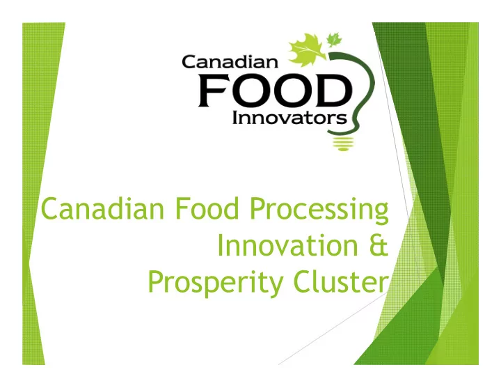 canadian food processing canadian food processing