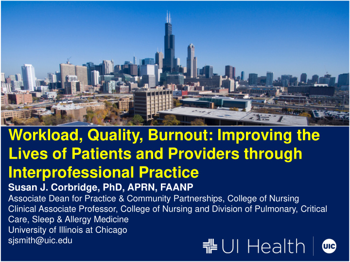 workload quality burnout improving the lives of patients