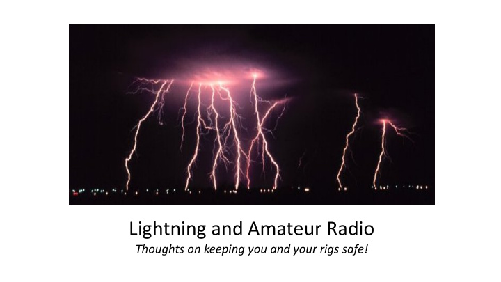lightning and amateur radio