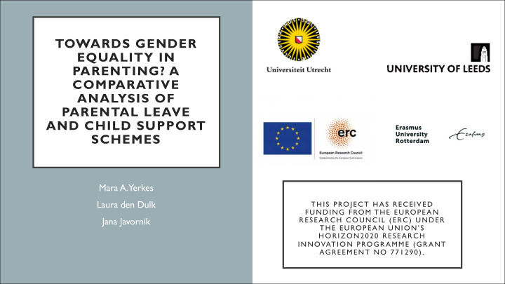 towards gender equality in parenting a comparative