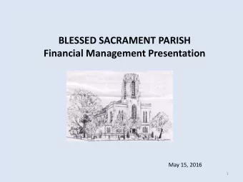 Financial Management Presentation  May 15, 2016  1  Outline  1. Introduction: Financial Council  2.