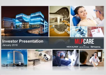 Investor Presentation  January 2018  Disclaimer (1/2) The following applies to this document, the