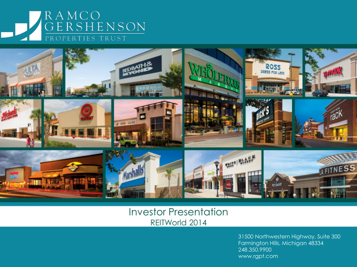 investor presentation