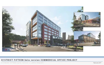 D 1 5 T R I C T  F I F T E E N  b e t a  v e r s i o n  C O M M E R C I A L  O F F I C E  P R O J