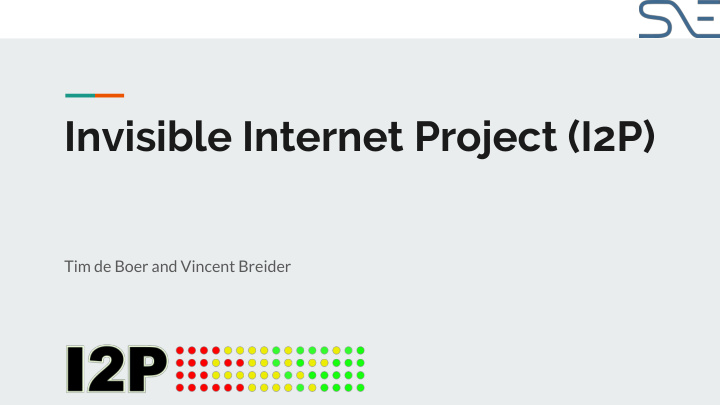 invisible internet project i2p