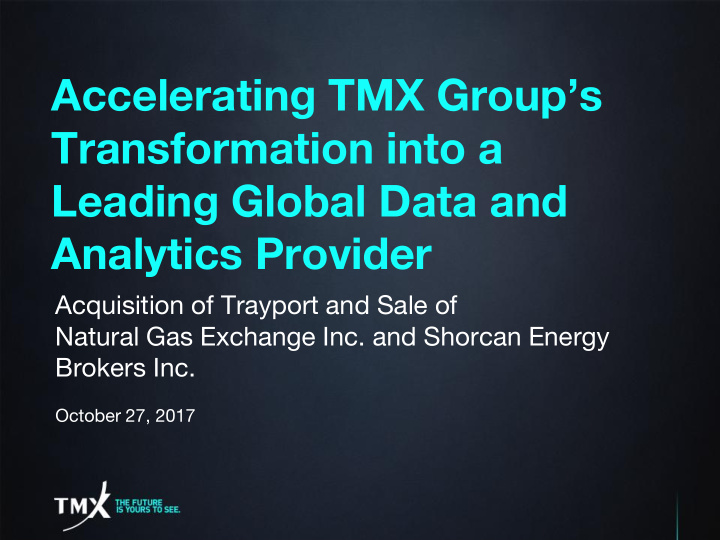 accelerating tmx group s