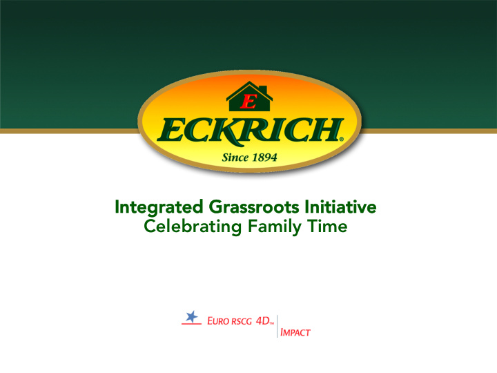 integrated grassroots initiative integrated grassroots
