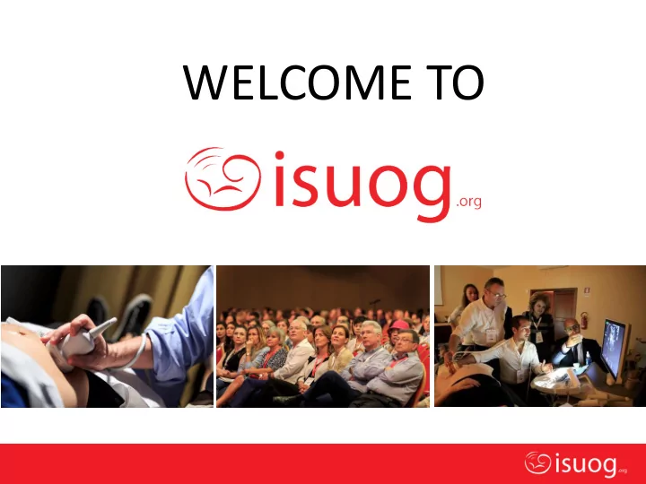 welcome to isuog mission and vision