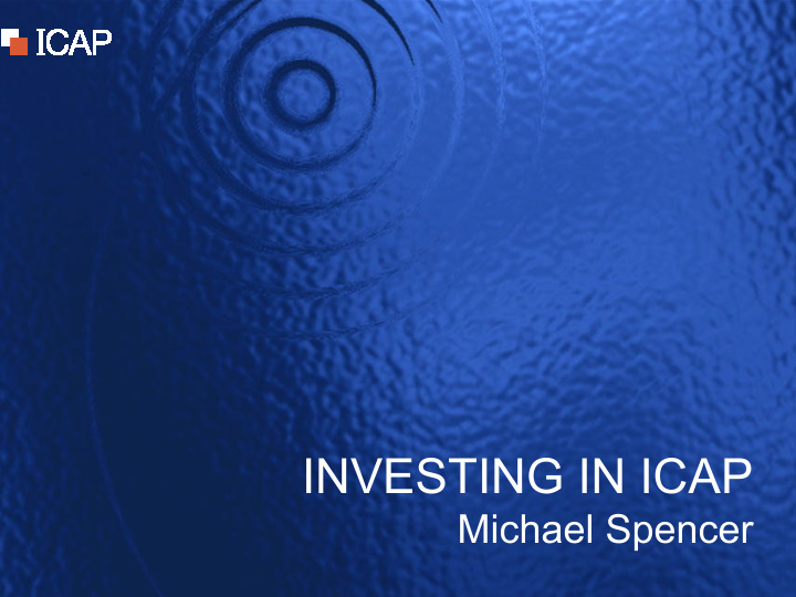 investing in icap