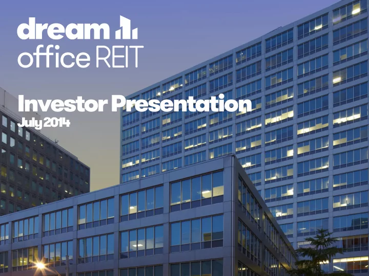 investor presentation