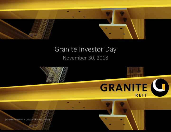 granite investor day