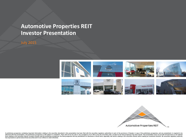 automotive properties reit investor presentation