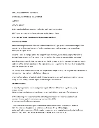 A. Majority respondents understood gender equity different 80% of men says it was giving  women