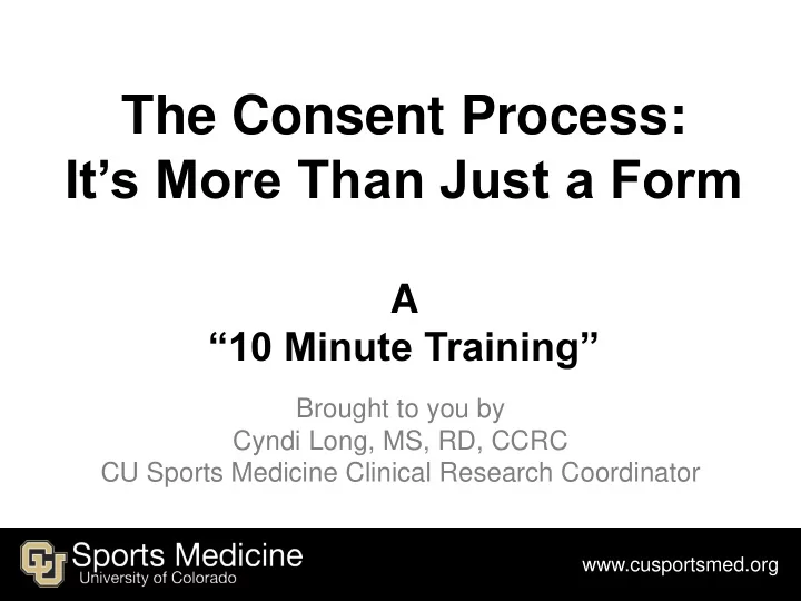 the consent process it s more than just a form