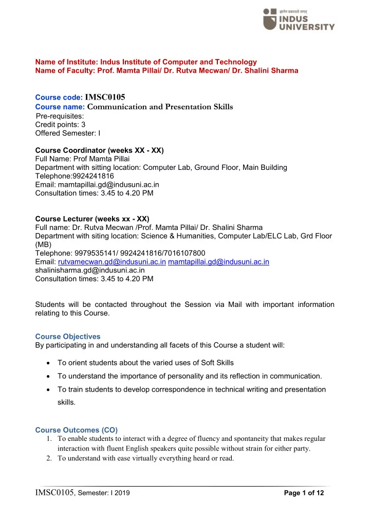 imsc0105 semester i 2019 page 3 of 12 blooms taxonomy and