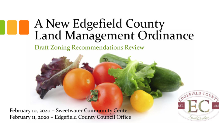 a new edgefield county