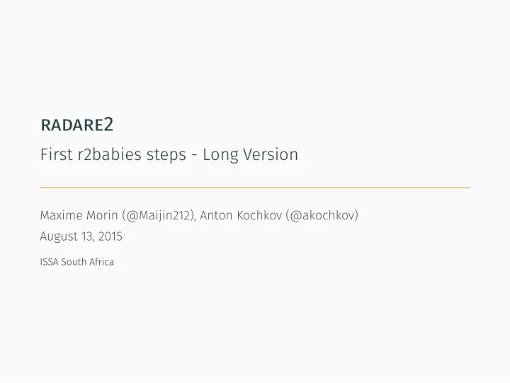 radare2