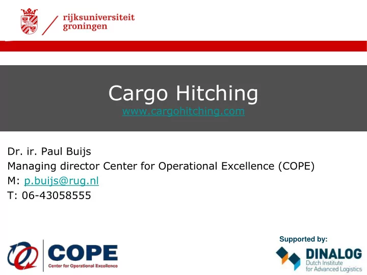 cargo hitching