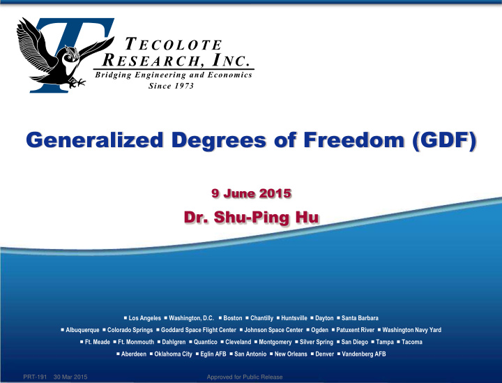 generalized degrees of freedom gdf