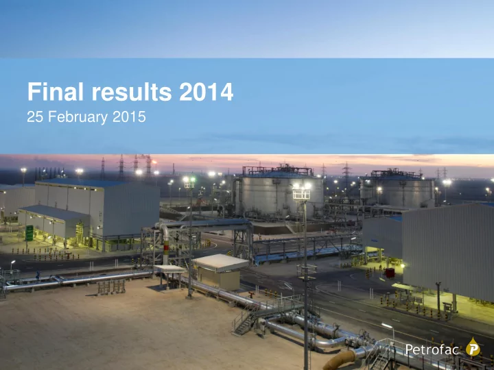 final results 2014