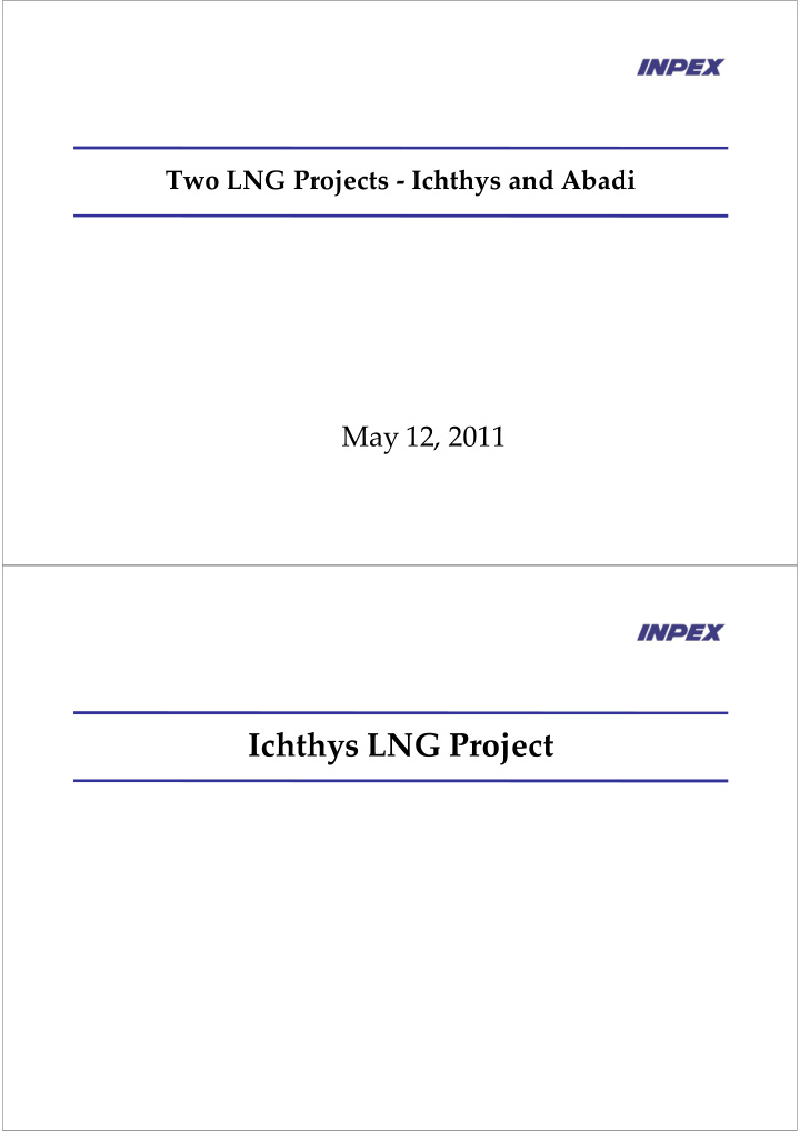 ichthys lng project ichthys project location