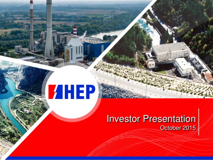 investor presentation