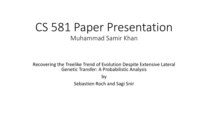 cs 581 paper presentation