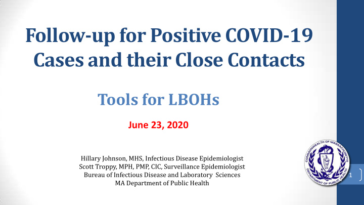 follow up for positive covid 19