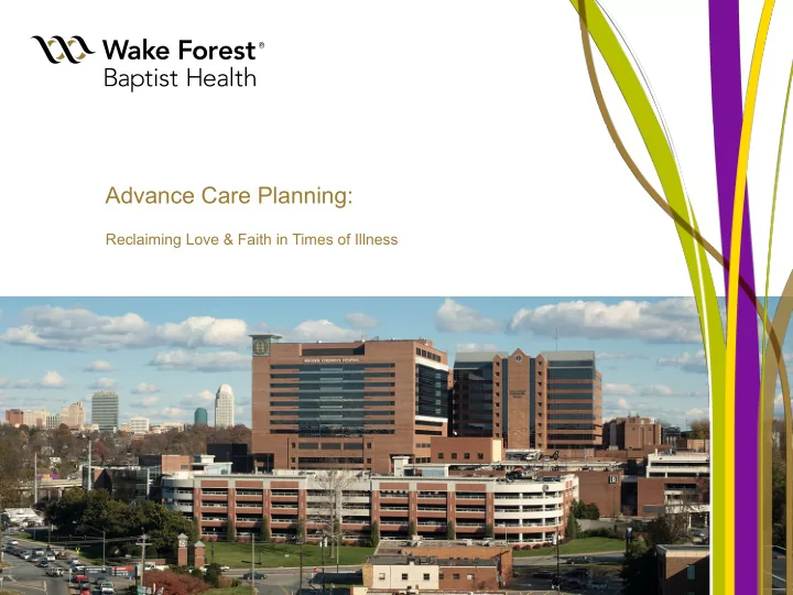 advance care planning