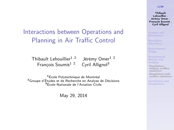 interactions between operations and