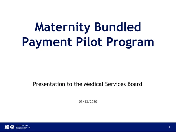 maternity bundled