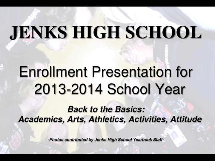 jenks high school