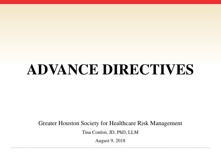 advance directives