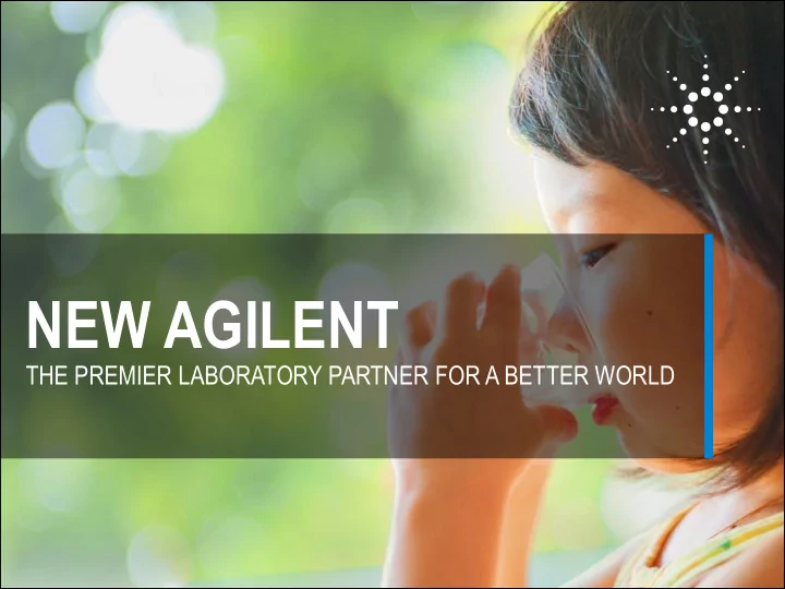 new agilent