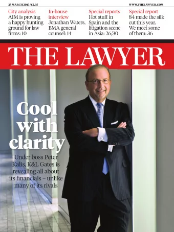 Cool  with  clarity  Under boss Peter  Kalis, K&amp;L Gates is  revealing all about  its fi