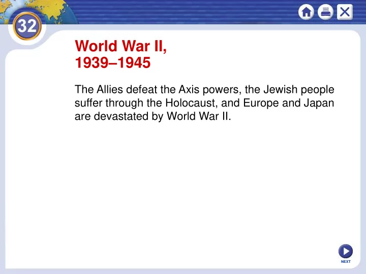 world war ii