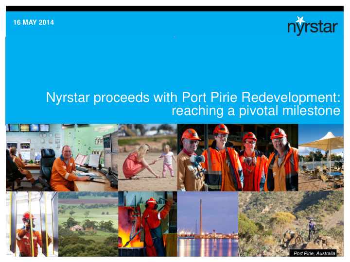 transforming nyrstar port pirie