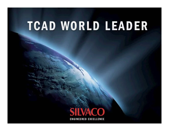 tcad world leader