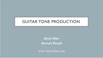 GUITAR TONE PRODUCTION Amir Alav Arman Pa x ad  GUITAR PARTS  WOODS  STRINGS  PICKUPS  GUITAR