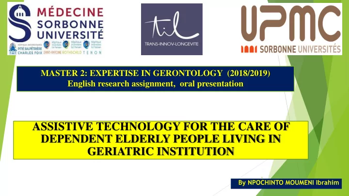 assistive technology for the care of