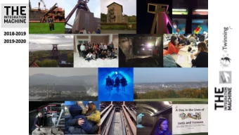 2018-2019  2019-2020  w w w . t o u r s i m e . c o m  Project  Partners  Black Gold Cities