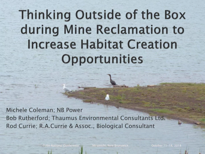 bob rutherford thaumus environmental consultants ltd